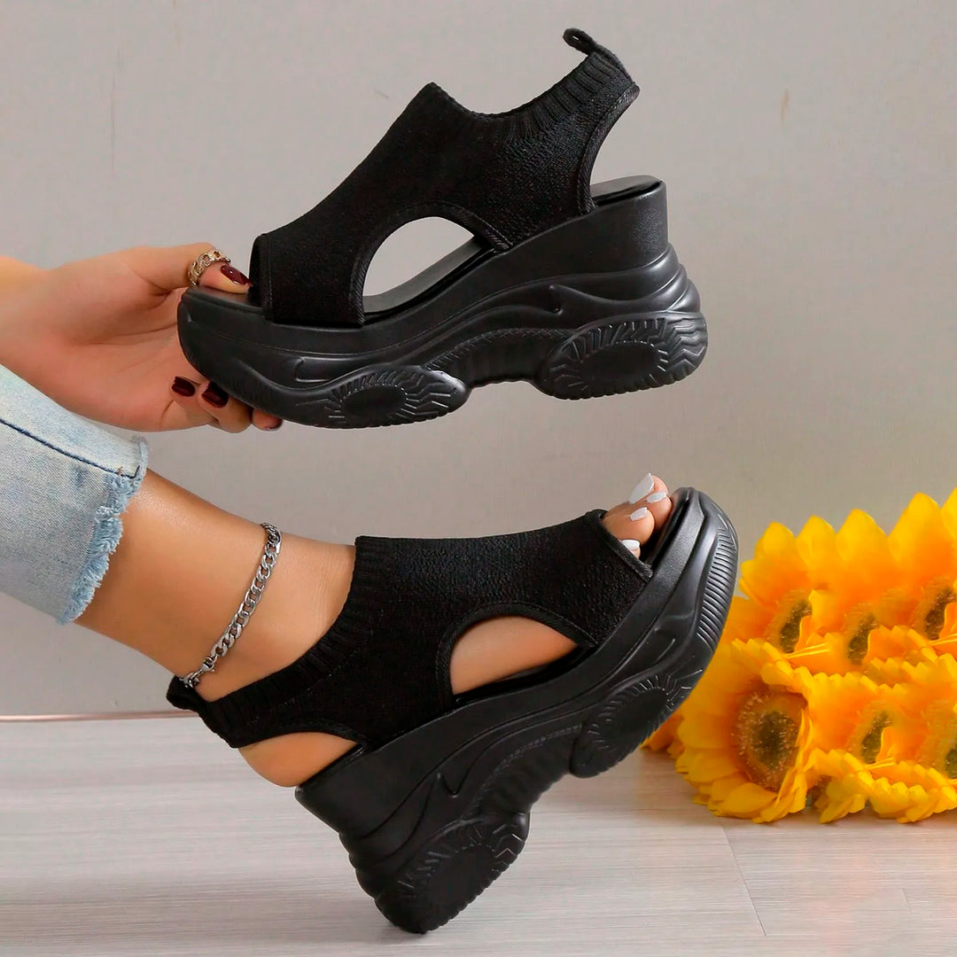 Jaliyah Orthopedic Platform Sandals