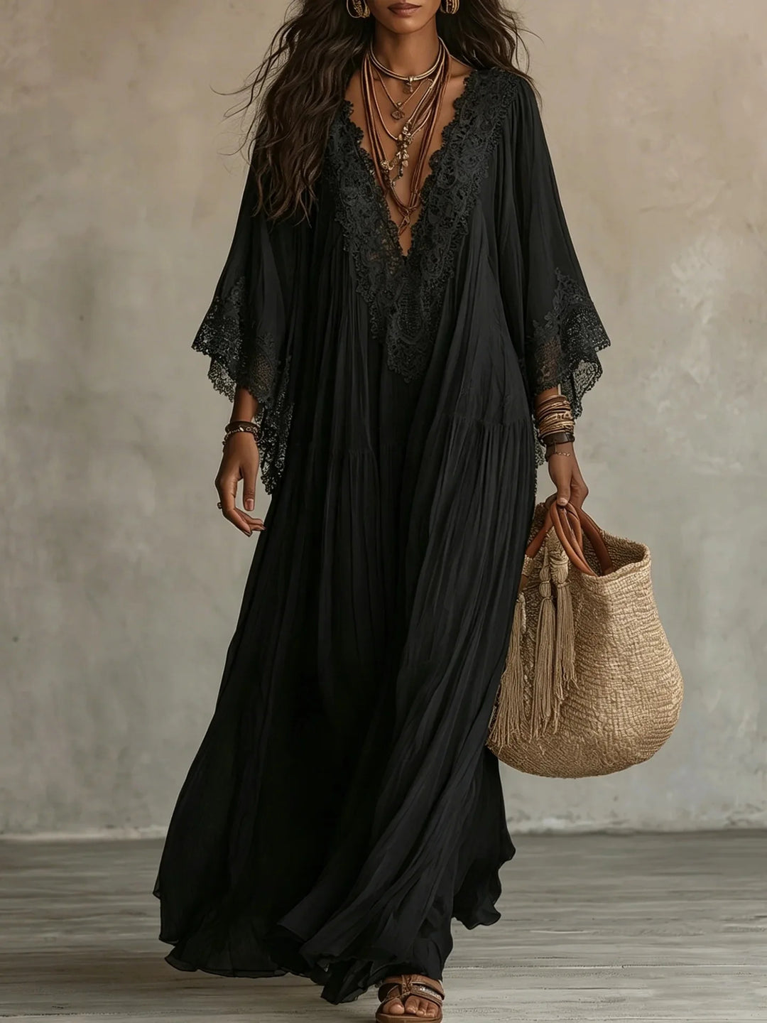 Zahara Bohemian Maxi Dress