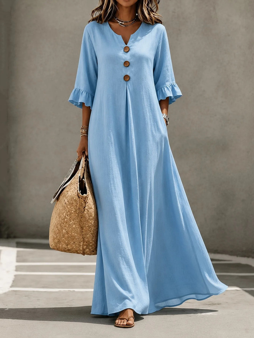 Naomi Relaxed Pocket Maxi Dress