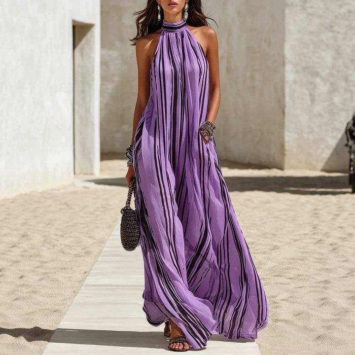 Hayley Striped Pocket Maxi Dress