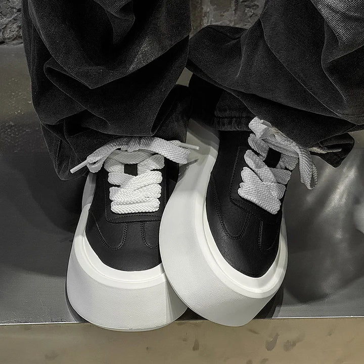 Mercer Wide Lace Platform Sneakers