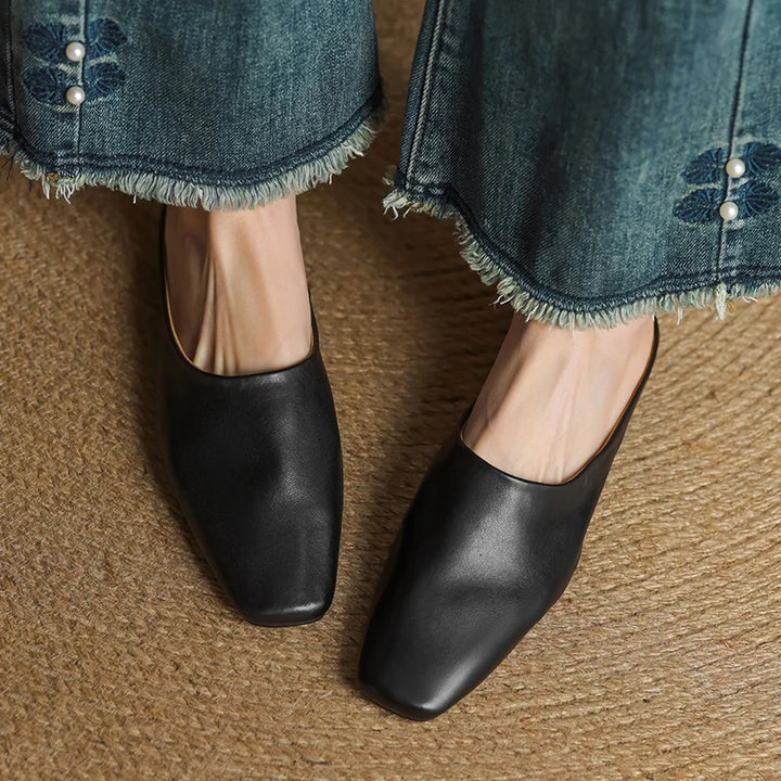 Marlowe Genuine Leather Flats