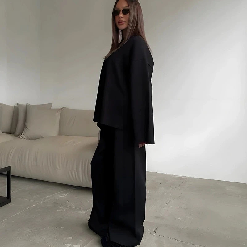 Brielle Oversized Knit Matching Set