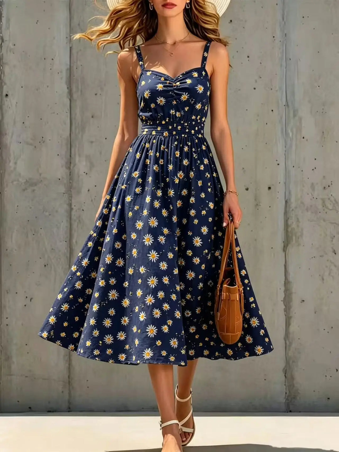 Michaela Floral Midi Dress