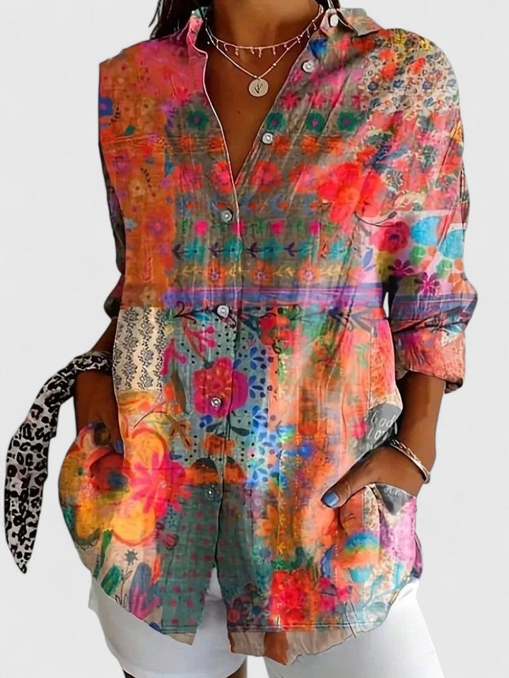 Kaylee Floral Print Blouse