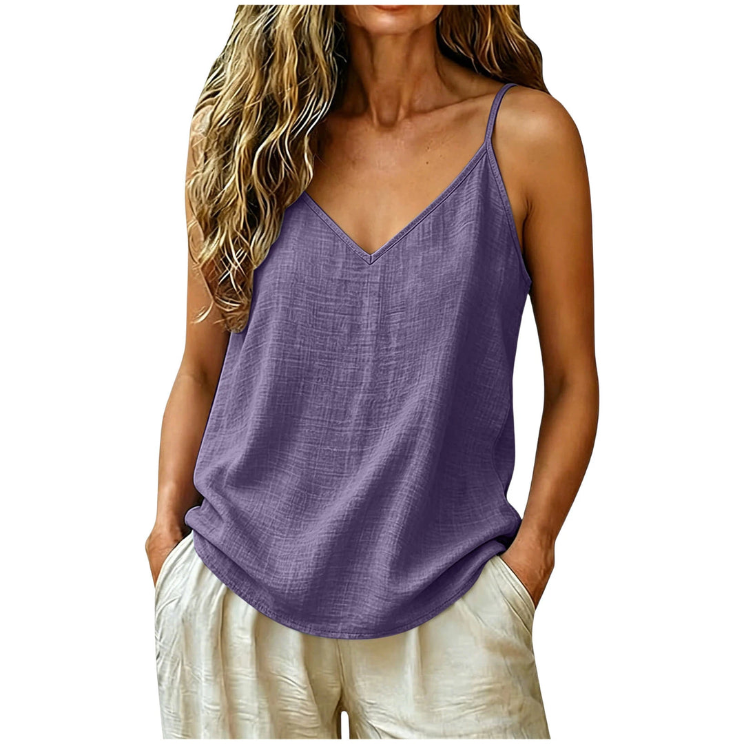 Aleigha Cotton Linen Camisole