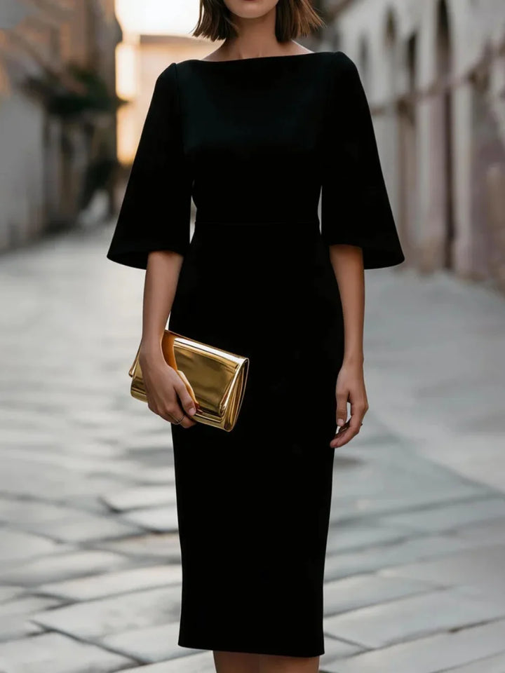 Camille Bell Sleeve Midi Dress