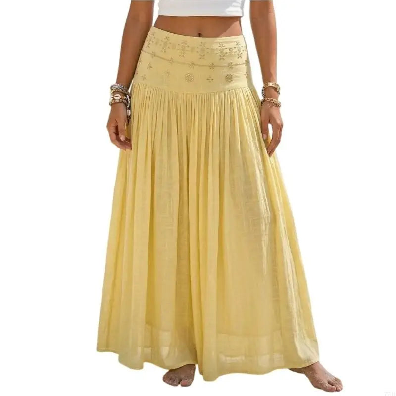 Elowyn Bohemian Maxi Skirt