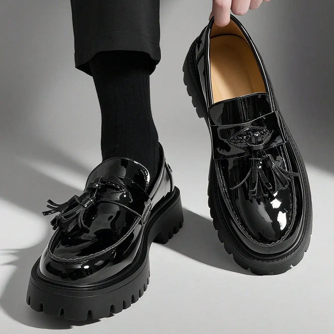 Monaco Leather Tassel Loafers
