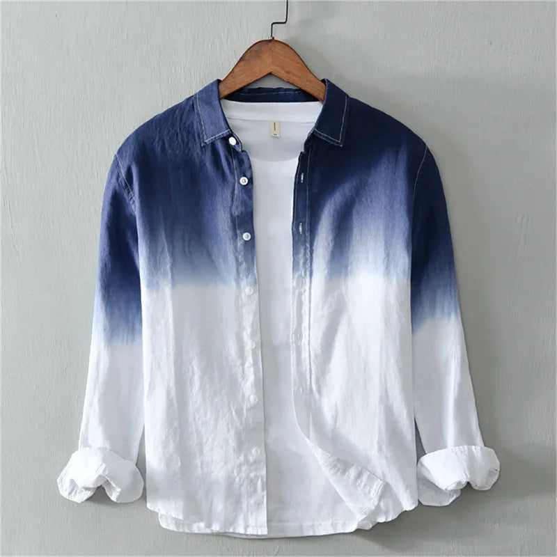 Evan Ombre Button Front Shirt