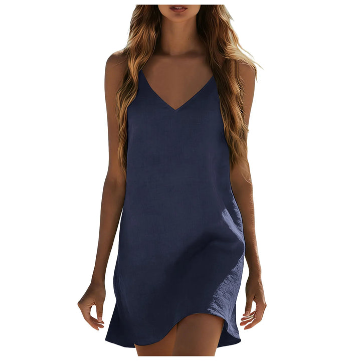 Taliyah Cotton Linen Mini Dress