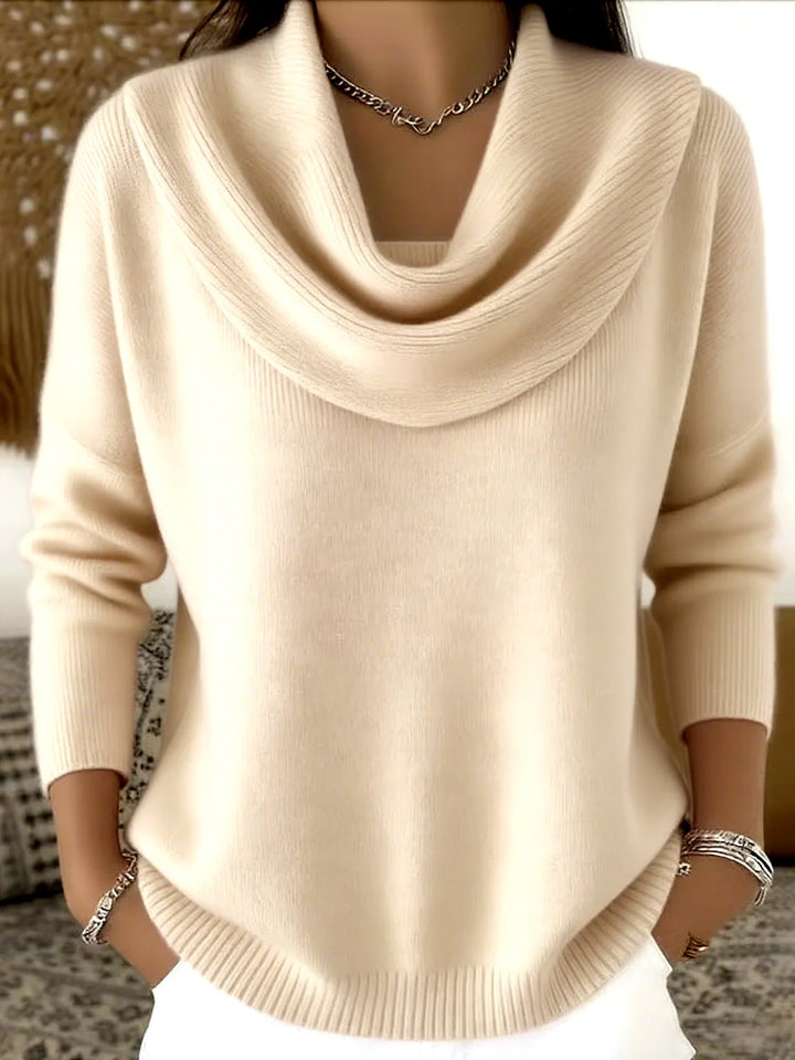 Lorelei Cowl Neck Knit Sweater