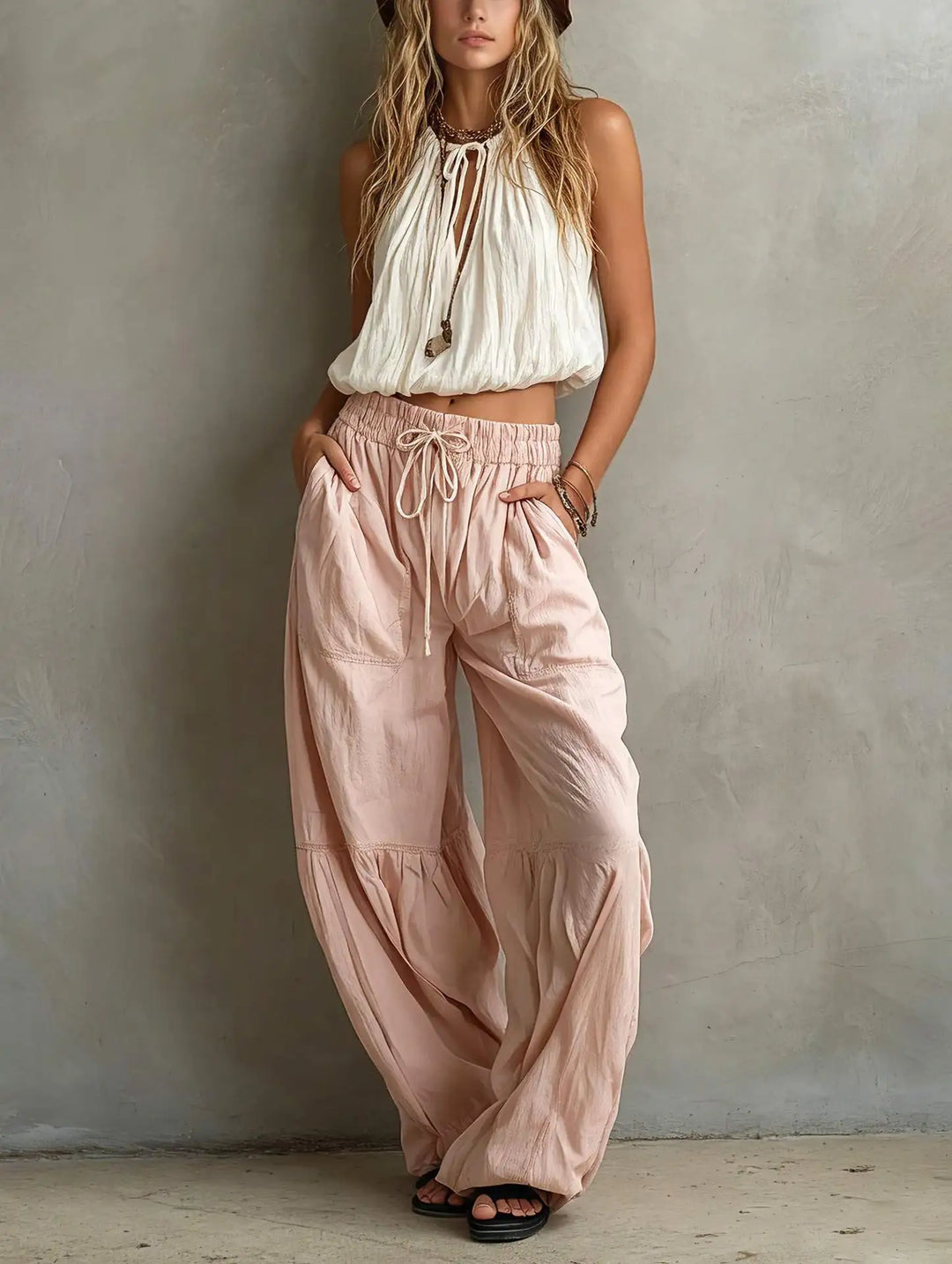 Elara Relaxed Wide-Leg Pants