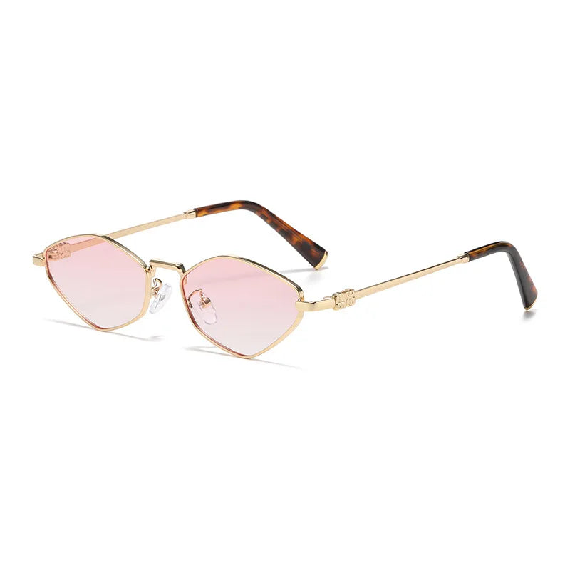 Monica Geometric Metal Sunglasses