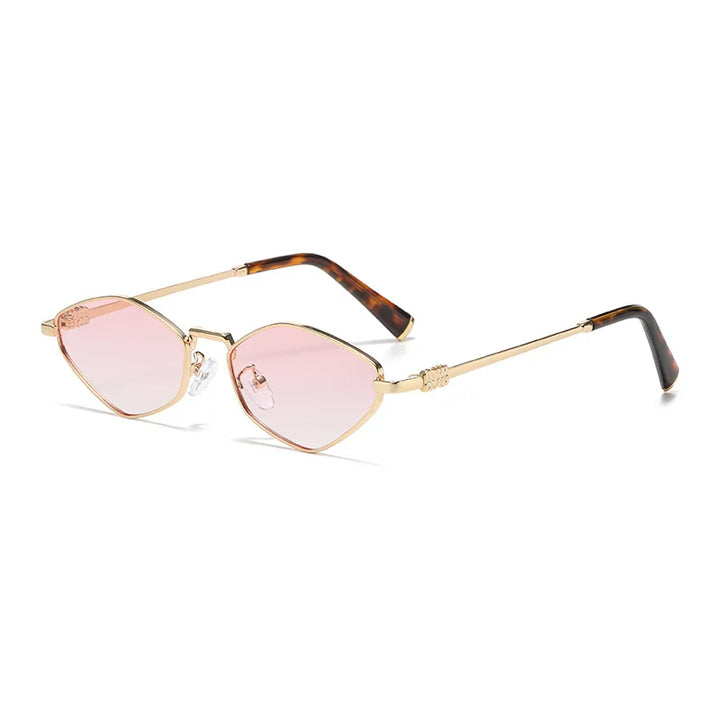 Monica Geometric Metal Sunglasses