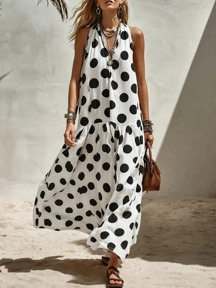 Bianca Polka Dot Maxi Dress