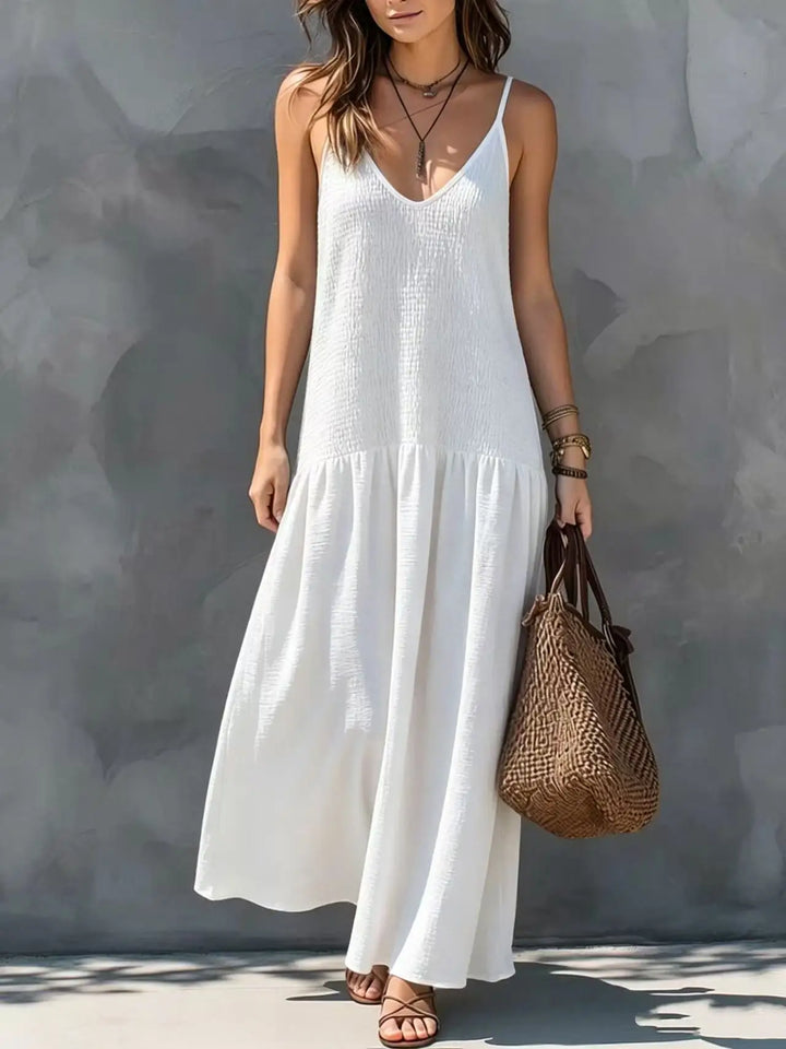 Solene Sophisticated Boho Maxi Dress