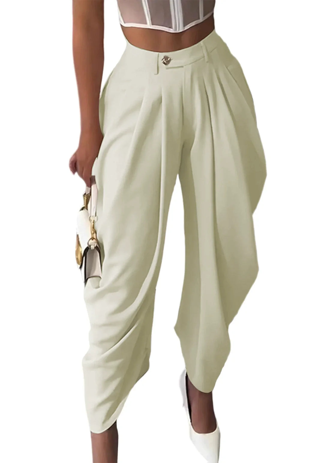 Jayde Draped Harem Trousers