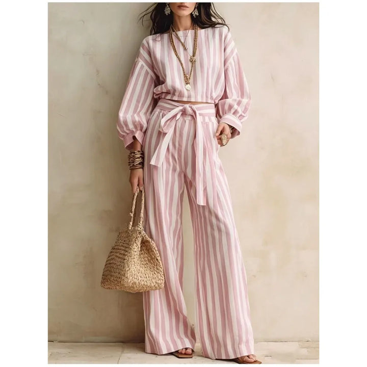 Rosalie Striped Matching Set