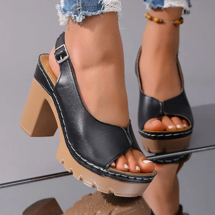 Vivienne Orthopedic Block Sandals