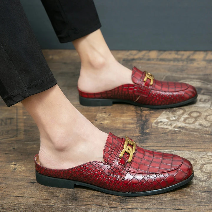 Stanley Leather Mule Loafers