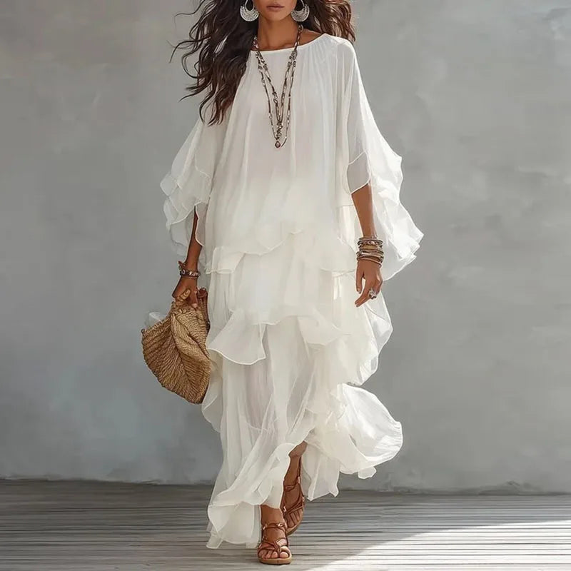 Laila Tiered Ruffle Maxi Dress