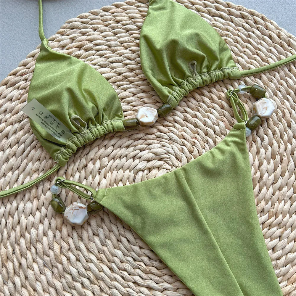 Vanessa Halter Bralette Bikini Set
