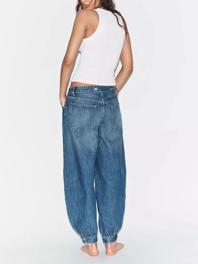 Madison Balloon Denim Trousers