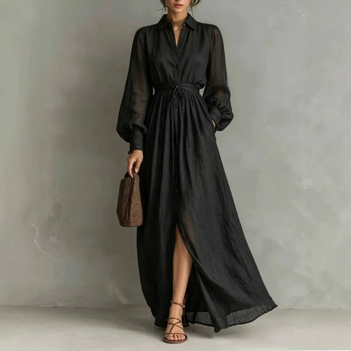 Celestine Lantern Sleeve Maxi Dress