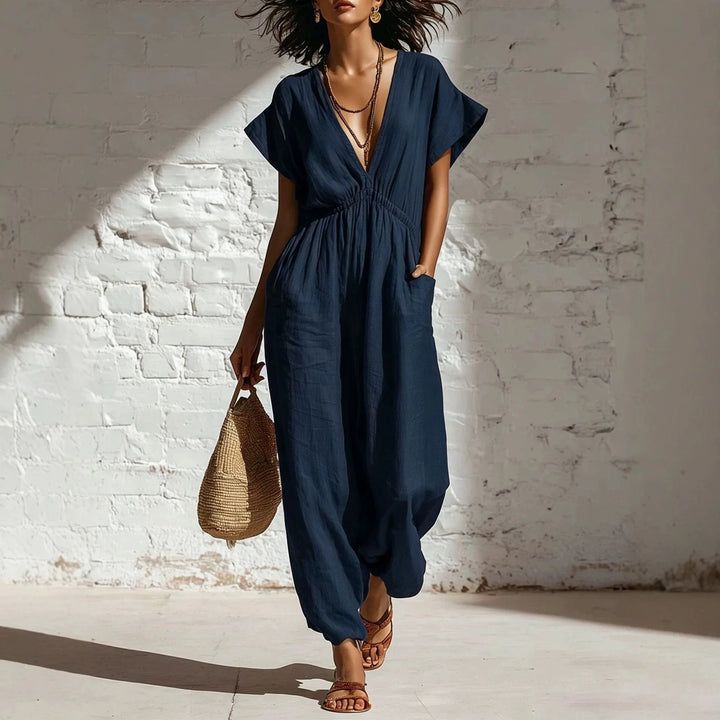 Ainsley Casual Wide Leg Jumpsuit