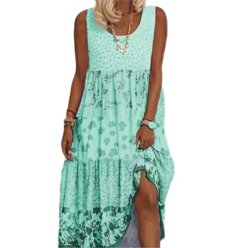 Emery Elegant Floral Midi Dress