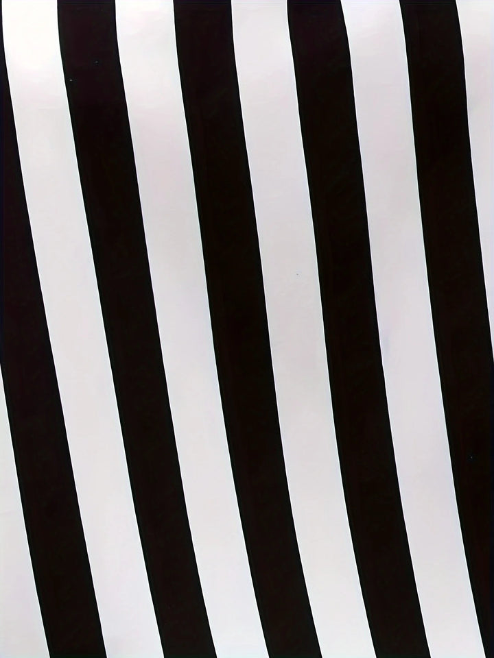 Jodie Striped V Neck Blouse