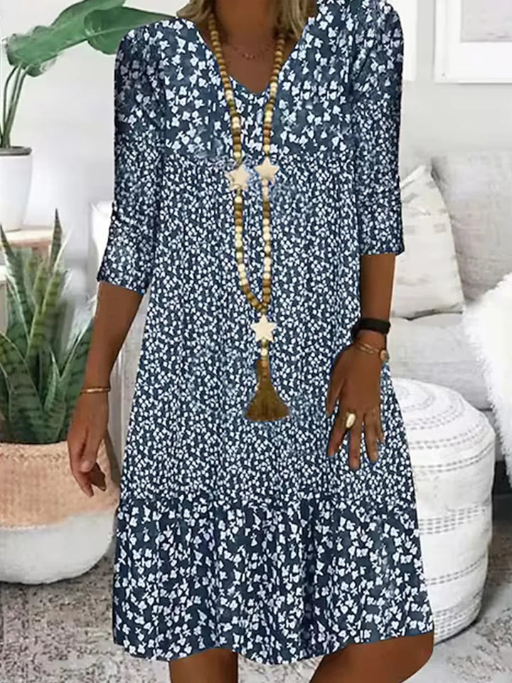 Saylor Casual Floral Mini Dress