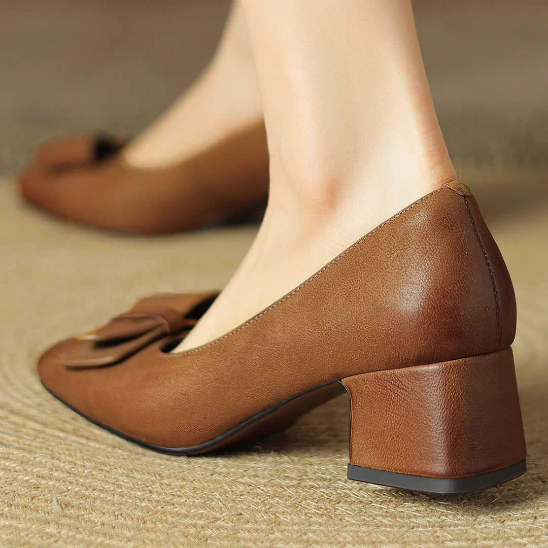 Lydia Block Heel Pumps