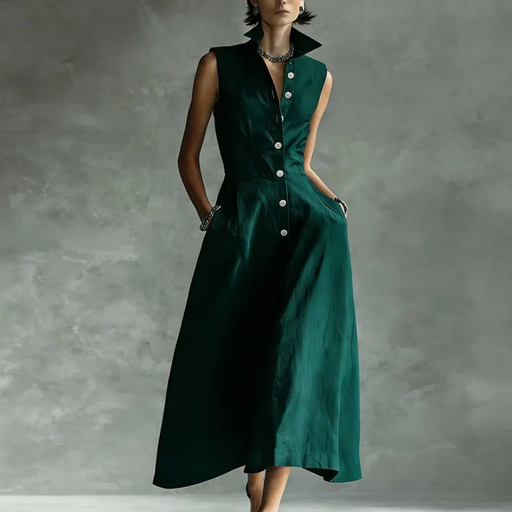 Tara Sophisticated Shirt Maxi Dress