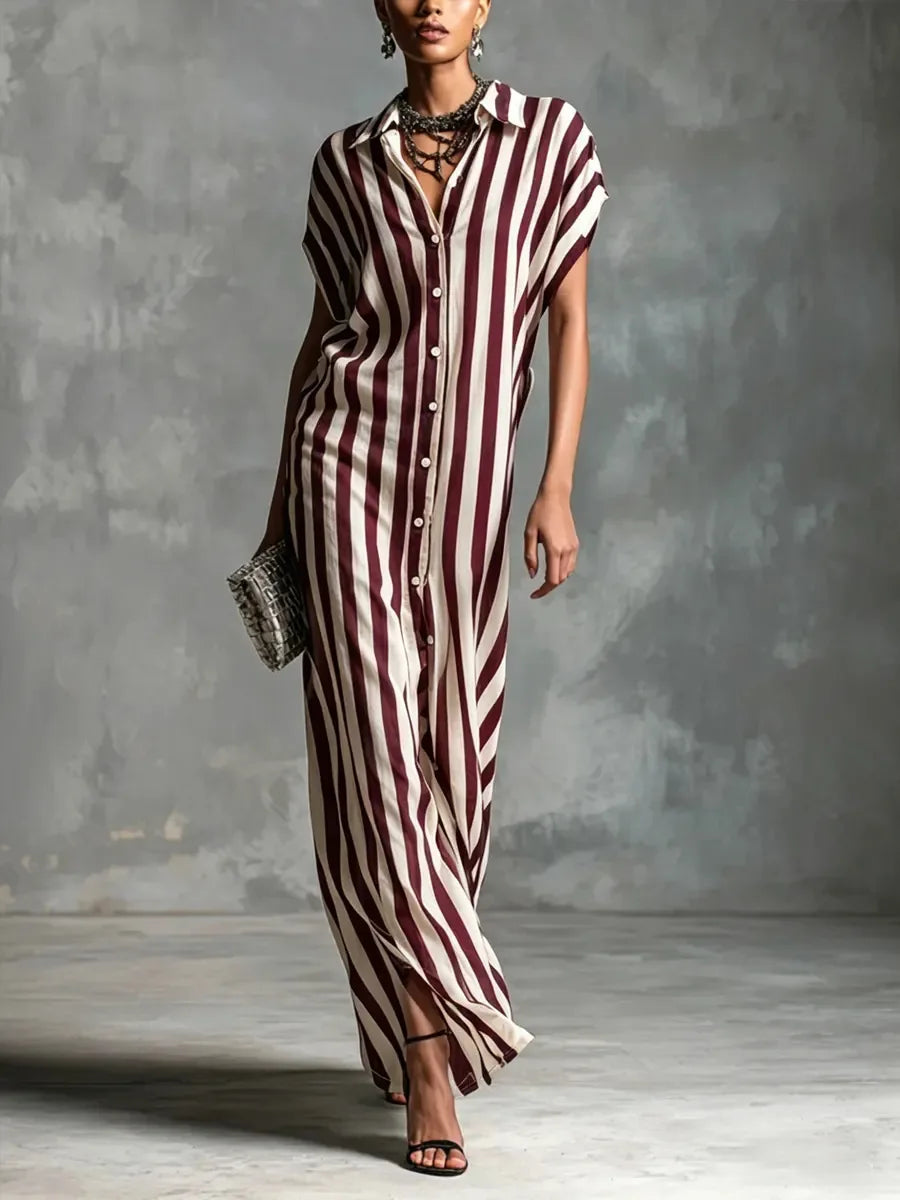 Brooke Linen Long Shirt Dress