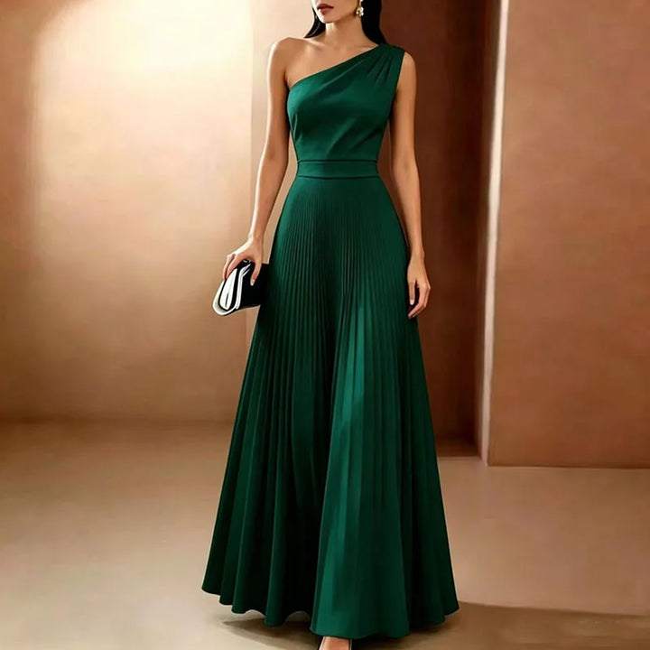 Genevieve One Shoulder Maxi Dress