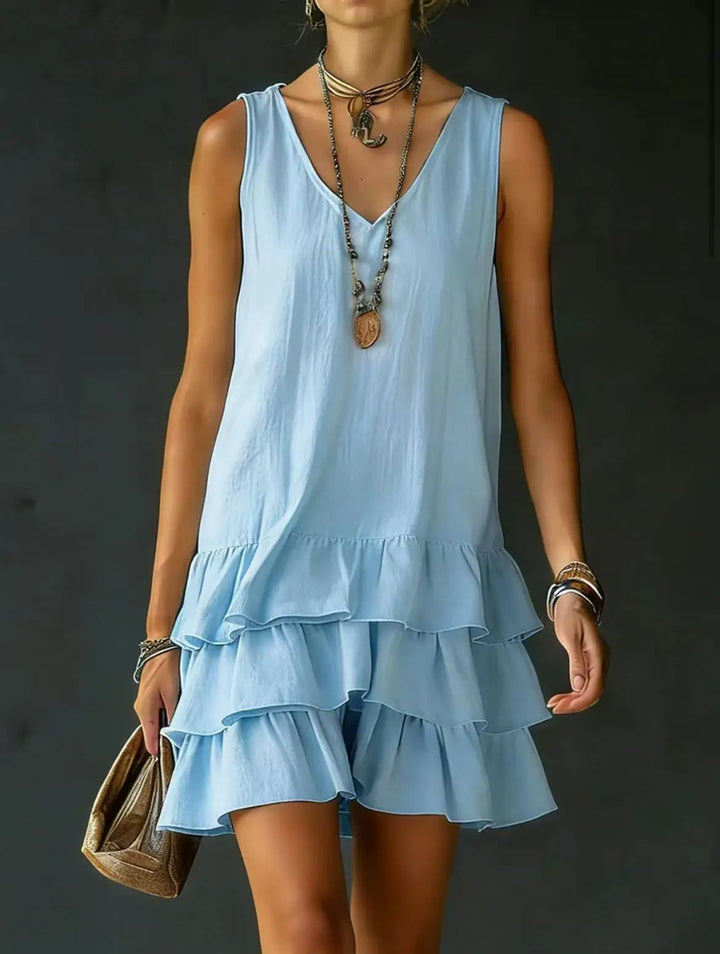 Courtney Ruffle Mini Dress