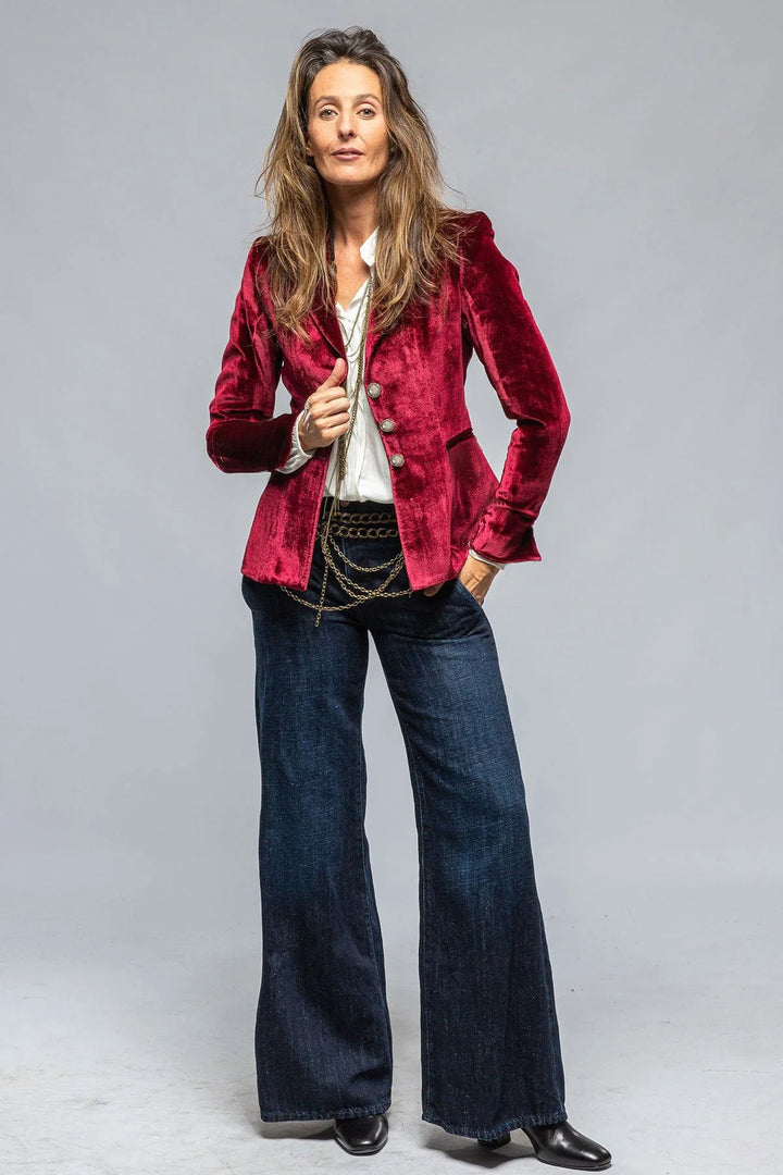 Florence Tailored Velvet Blazer
