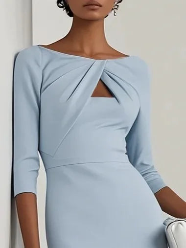 Colette Wrap Waist Midi Dress