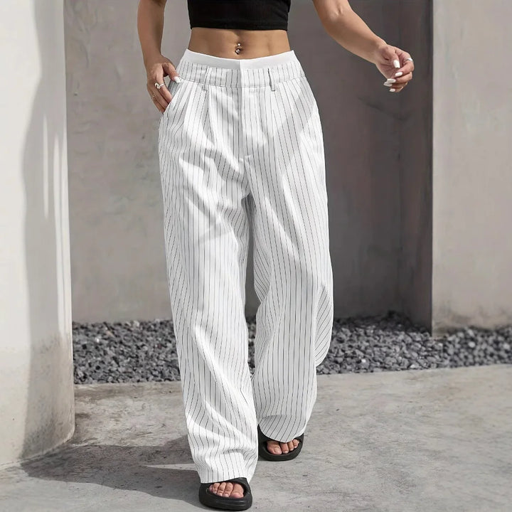 Jolie Classic Striped Pants