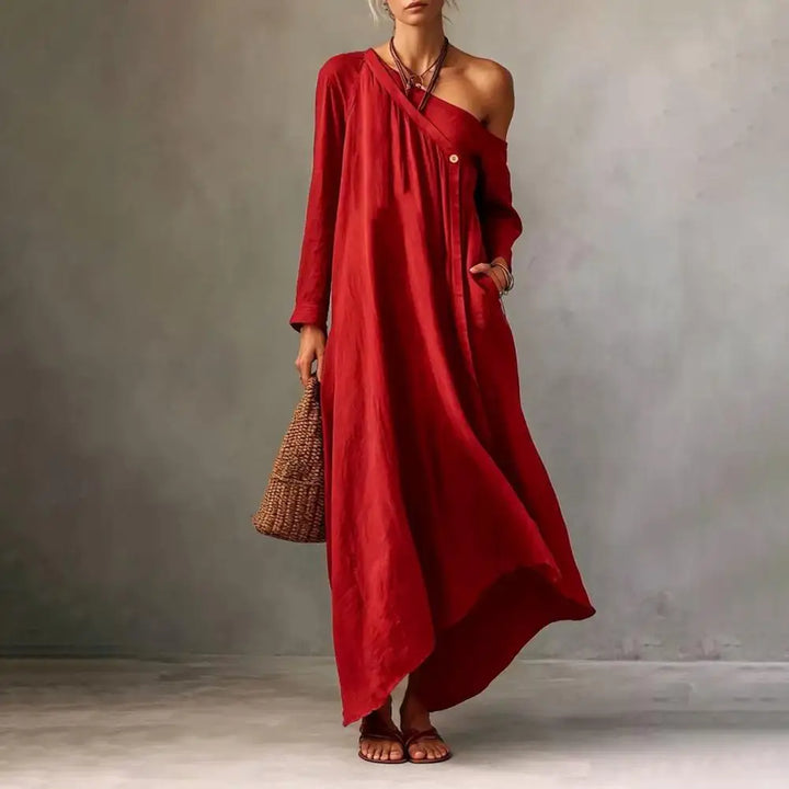 Sienna One Shoulder Maxi Dress