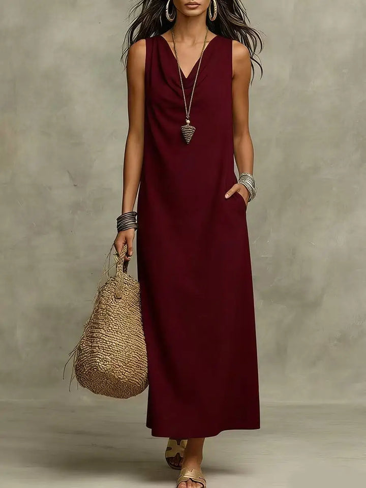 Dawson Linen Sleeveless Maxi Dress