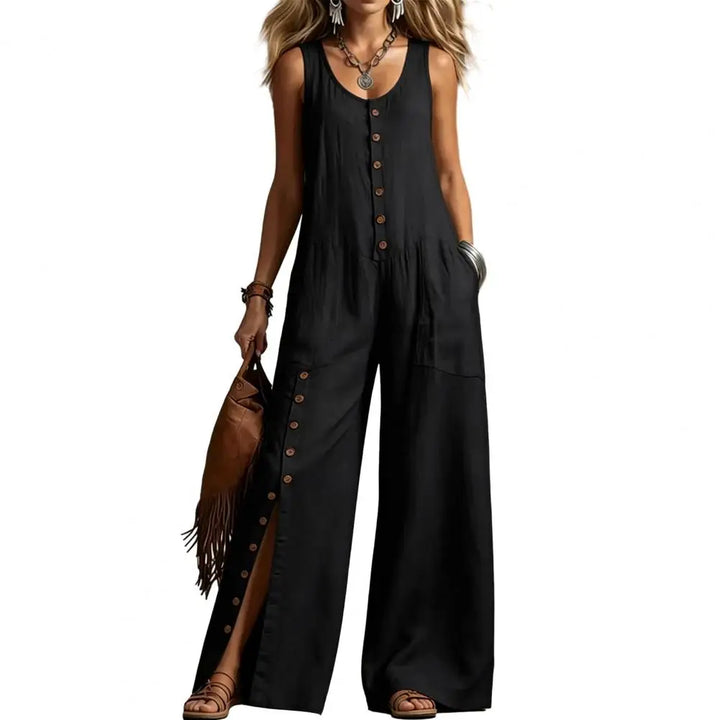 Harlow Relaxed Wide Leg Jumpsuit