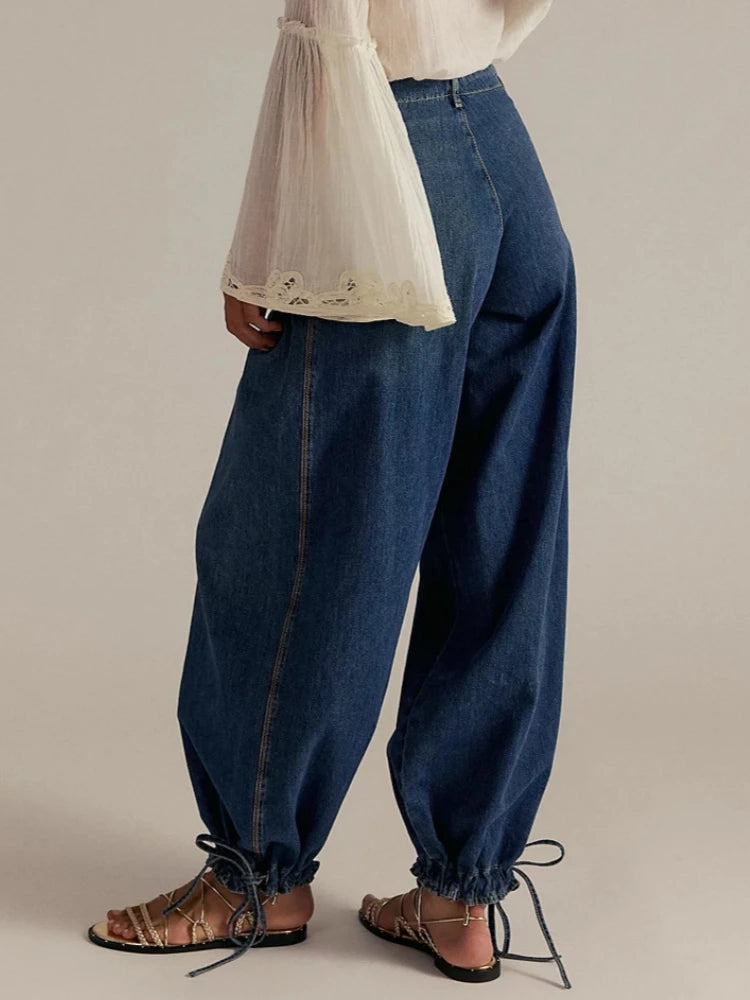 Tatum Adjustable Cuff Denim Jeans