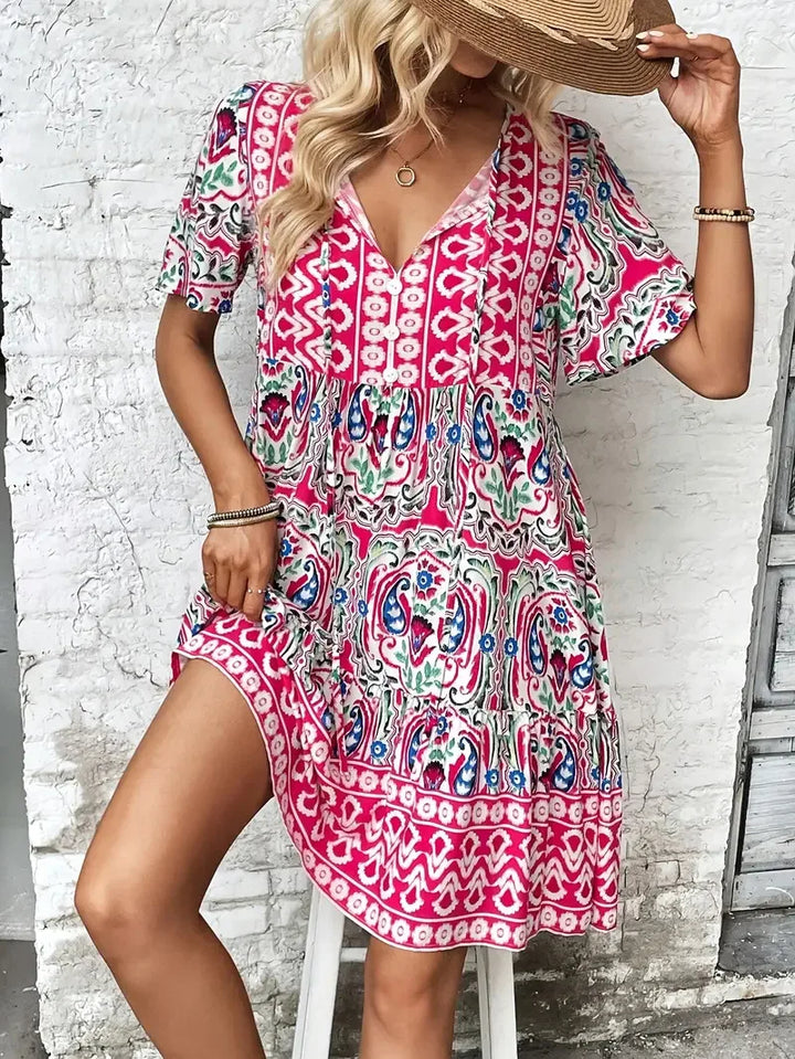 Everly Bohemian Mini Dress