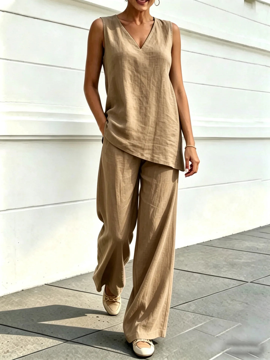 Elina Relaxed Fit Two Piece Set