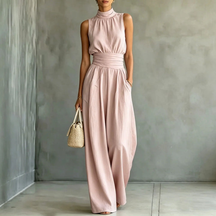 Angeline Sleeveless Wide Leg Jumpsuit