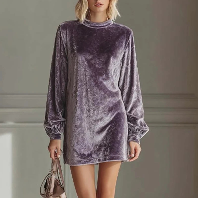 Delaney Velvet Mini Dress
