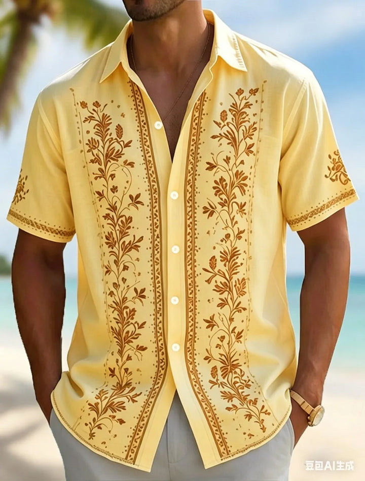 Declan Embroidered Vacation Shirt